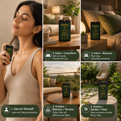 Kavāch Care™ – Pocket Shield (20ml) Natural Mosquito Repellent