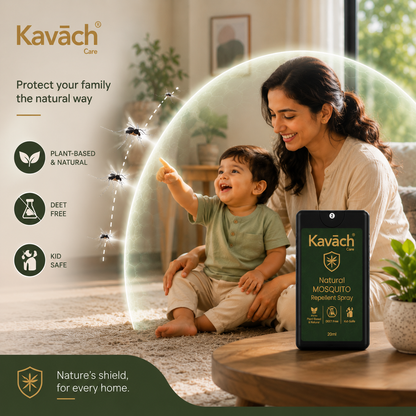 Kavāch Care™ – Pocket Shield (20ml) Natural Mosquito Repellent