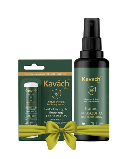 Kavāch™ Everyday Duo – Spray + Fabric Roll-On