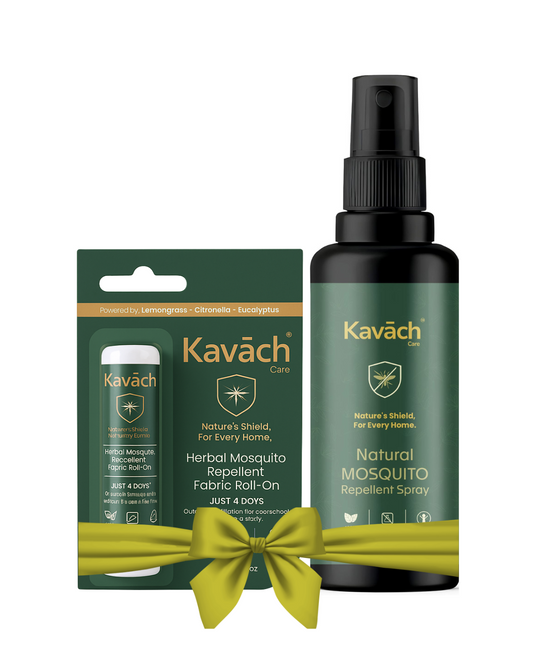 Kavāch™ Everyday Duo – Spray + Fabric Roll-On