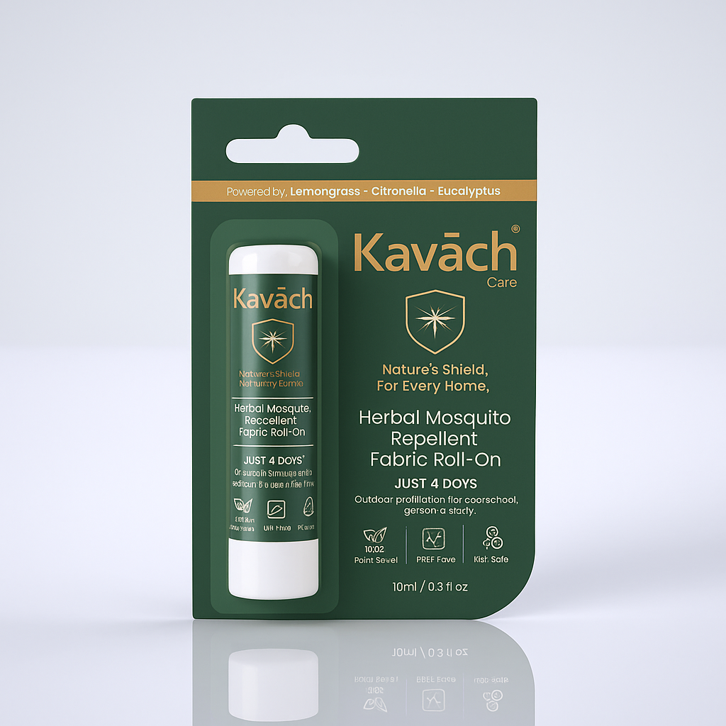 Kavāch™ Natural Mosquito Repellent – Fabric Roll-On (10ml)