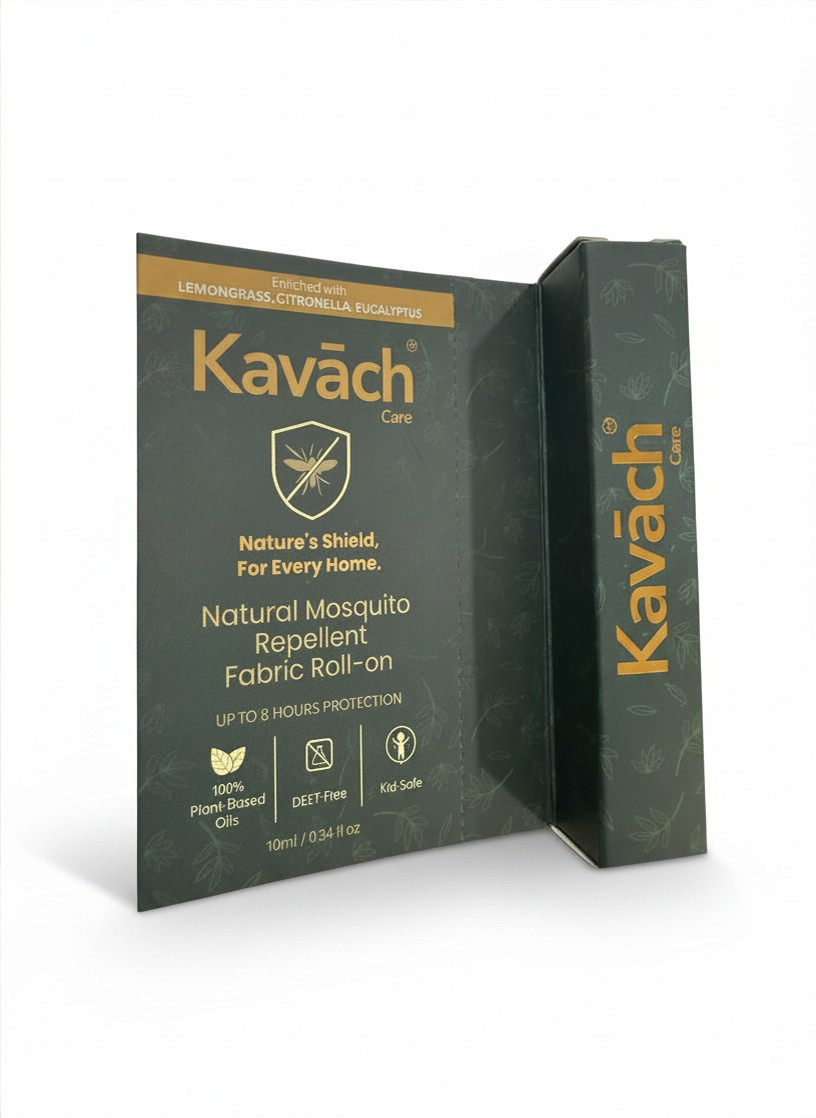 Kavāch™ Natural Mosquito Repellent – Fabric Roll-On (10ml)