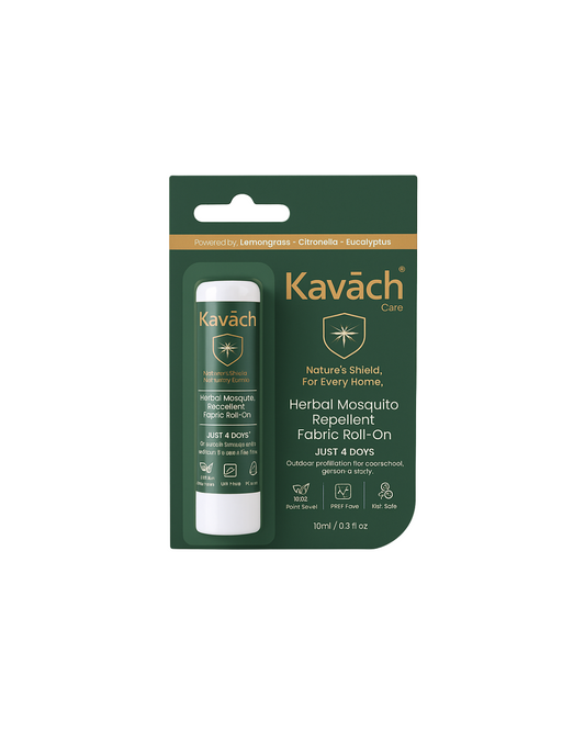Kavāch™ Natural Mosquito Repellent – Fabric Roll-On (10ml)