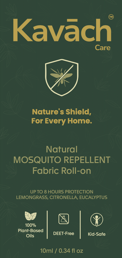 Kavāch™ Natural Mosquito Repellent – Fabric Roll-On (10ml)