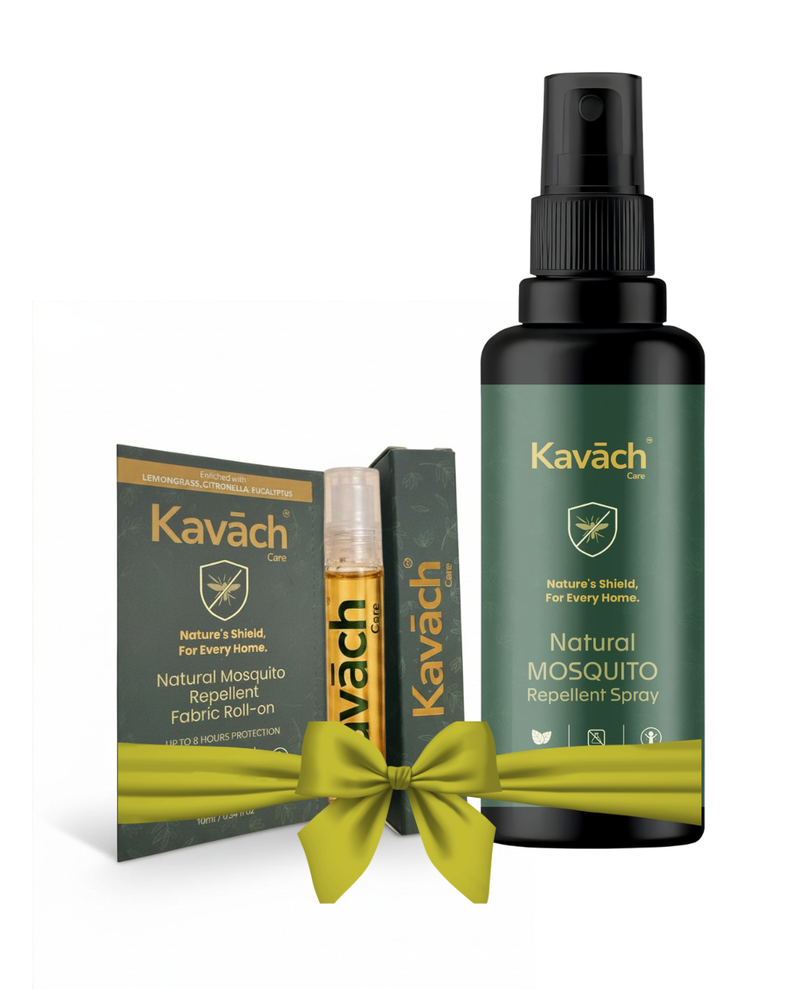 Kavāch™ Everyday Duo – Spray + Fabric Roll-On